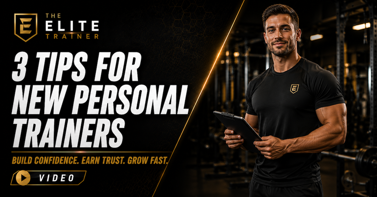 3 tips for new personal trainers