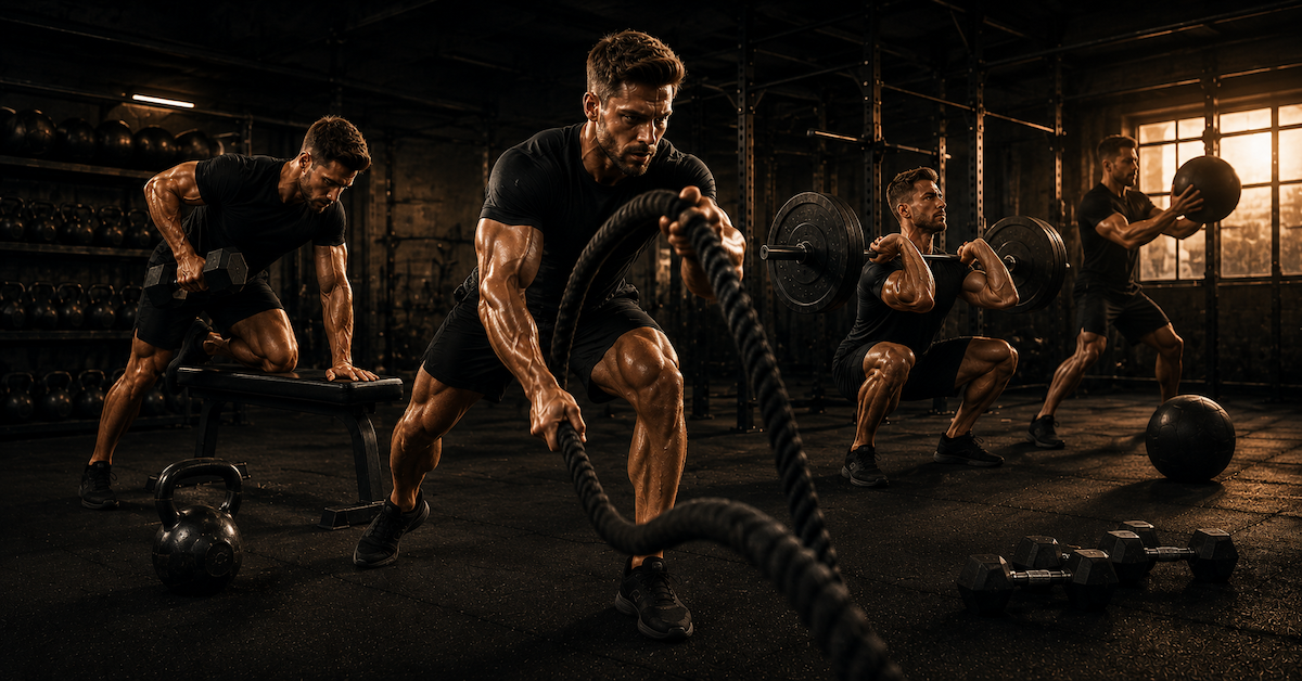 modern muscle moulding gain size and strength with circuit training