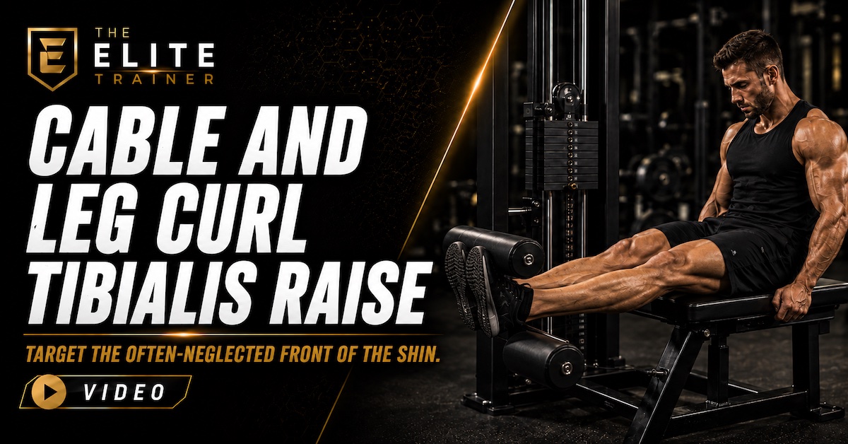 Cable and Leg Curl Tibialis Raise