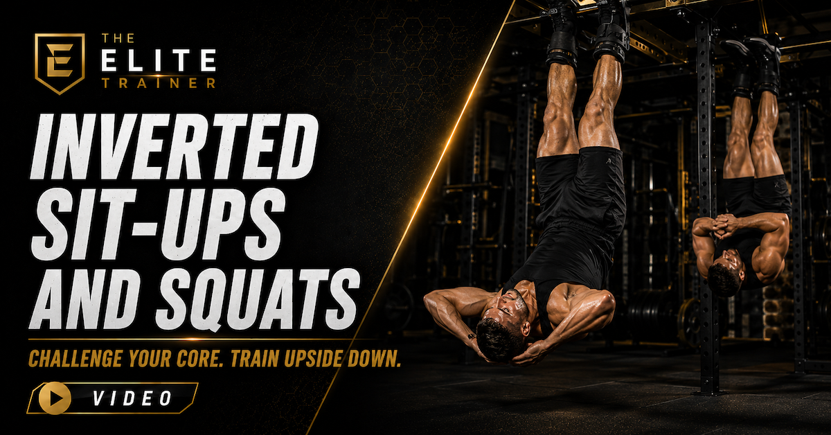 inverted sit-ups and squats