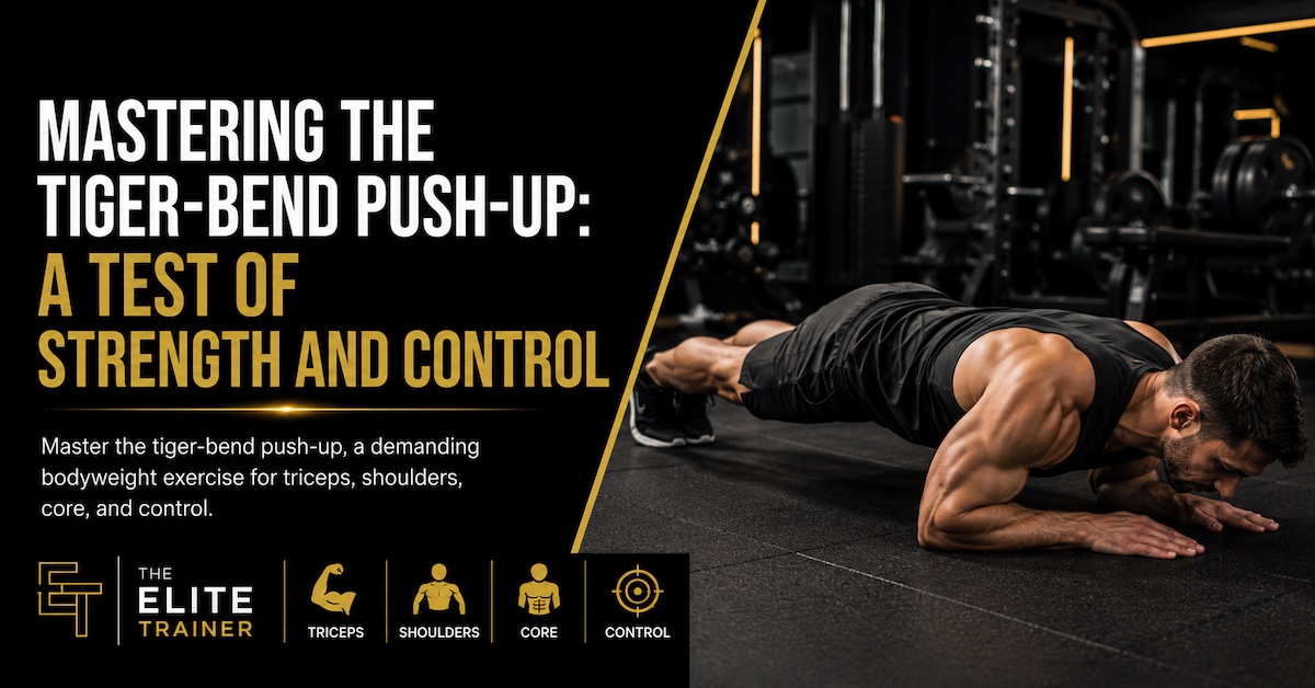 Mastering the Tiger-Bend Push-Up