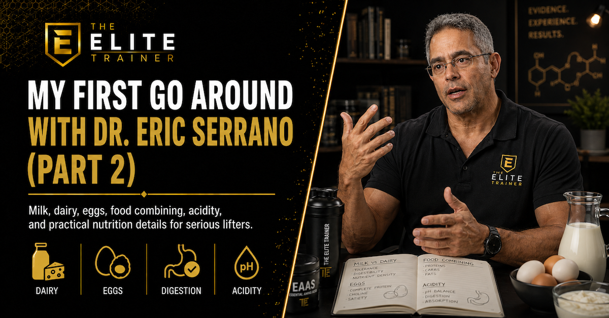 My First Go Around with Dr. Eric Serrano (Part 2)