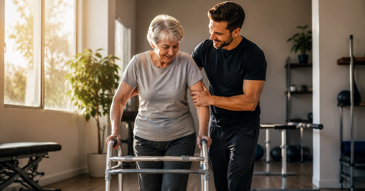 learning to walk again