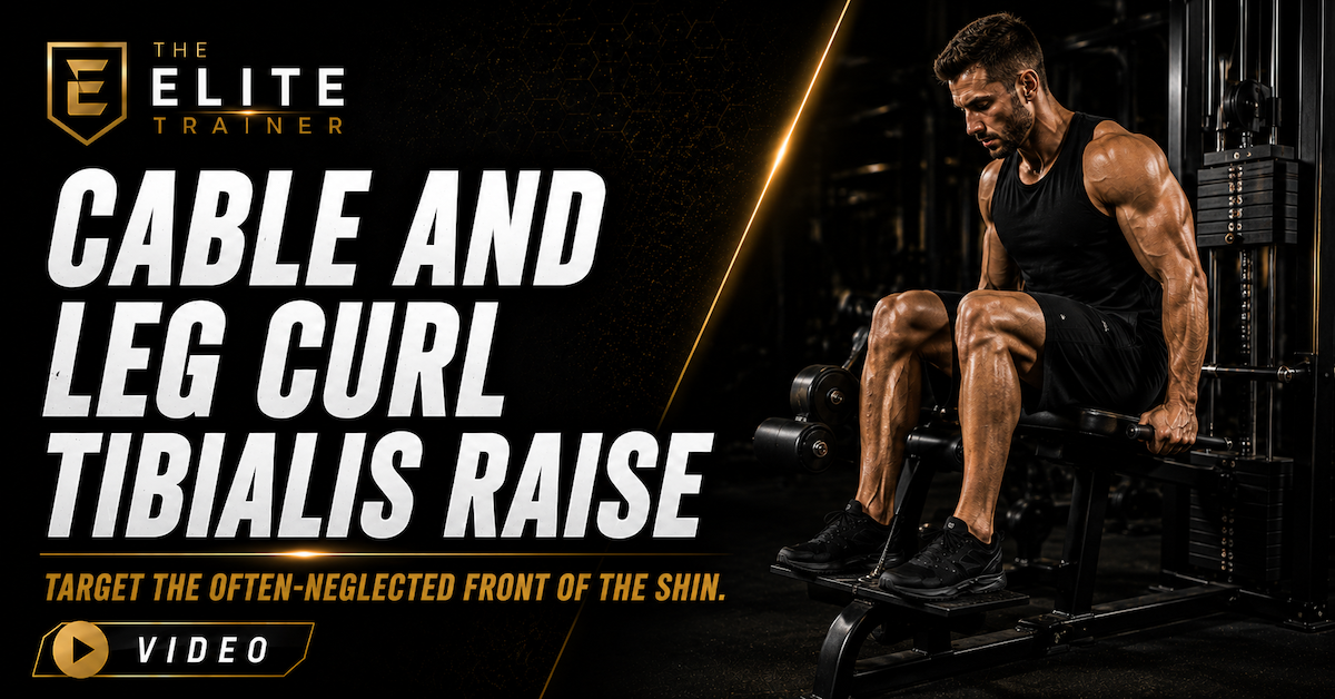 cable and leg curl tibialis raise