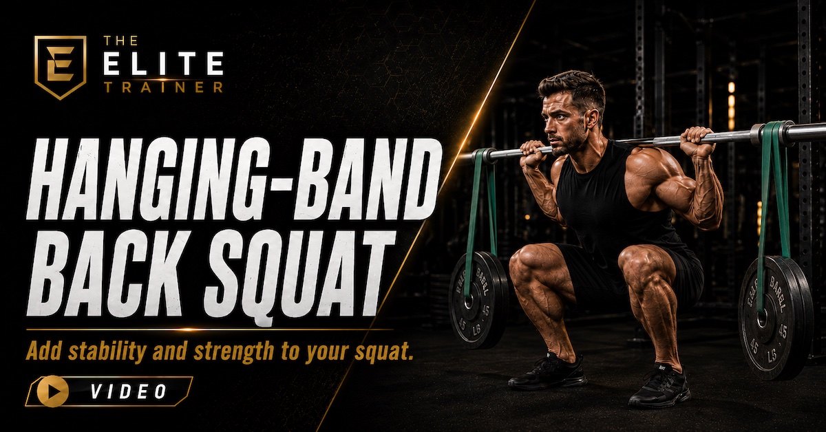Hanging-Band Back Squat