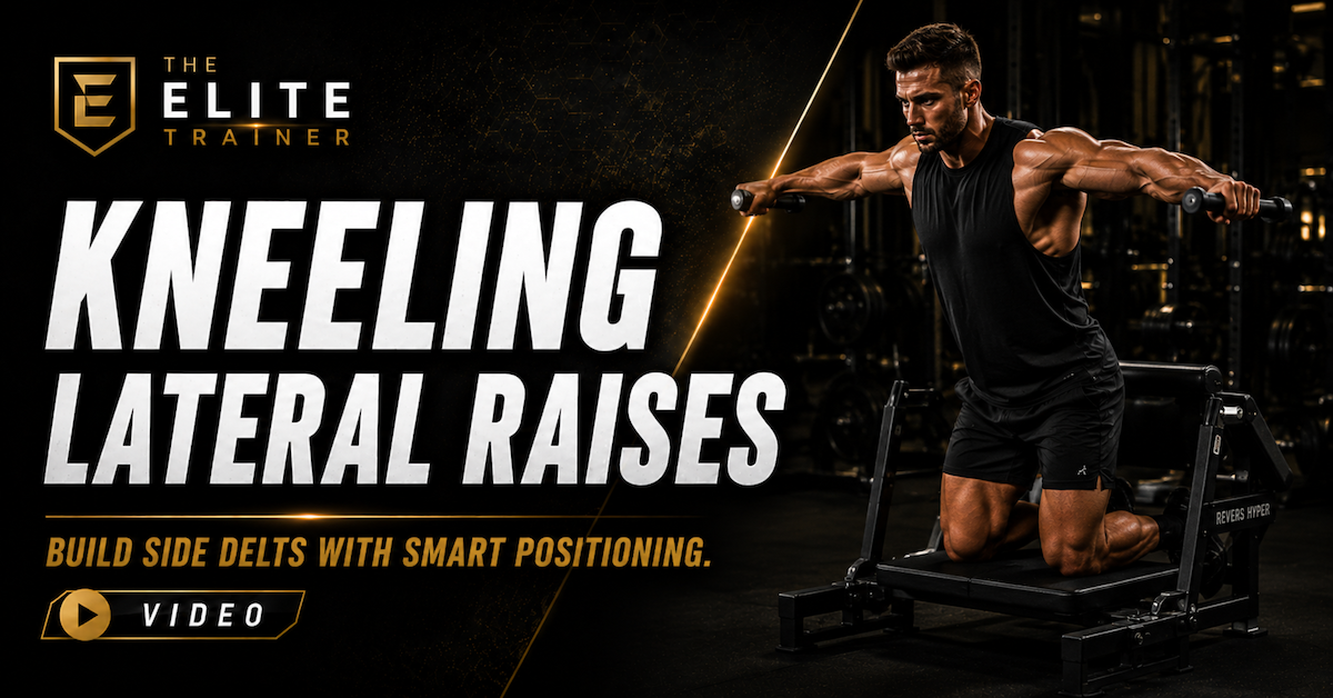 kneeling lateral raises
