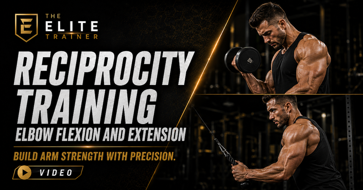 reciprocity training elbow flexion and extension