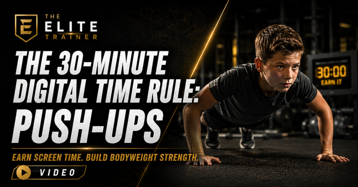 the 30-minute digital time rule push-ups