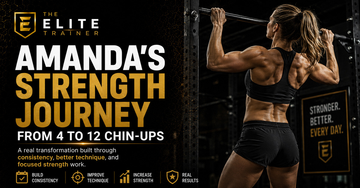 Amanda’s Strength Journey: From 4 to 12 Chin-Ups!