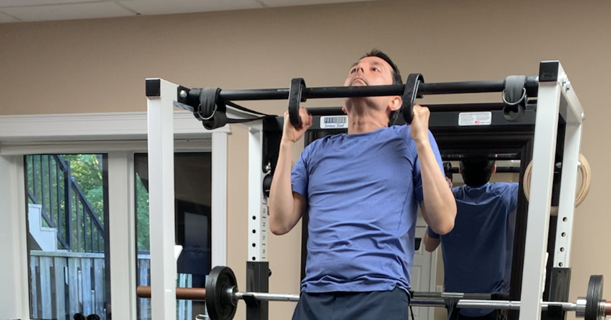 Leo First Chin-Up