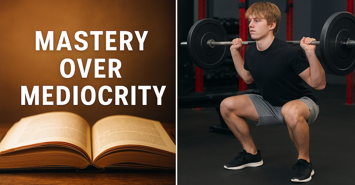 mastery over mediocrity