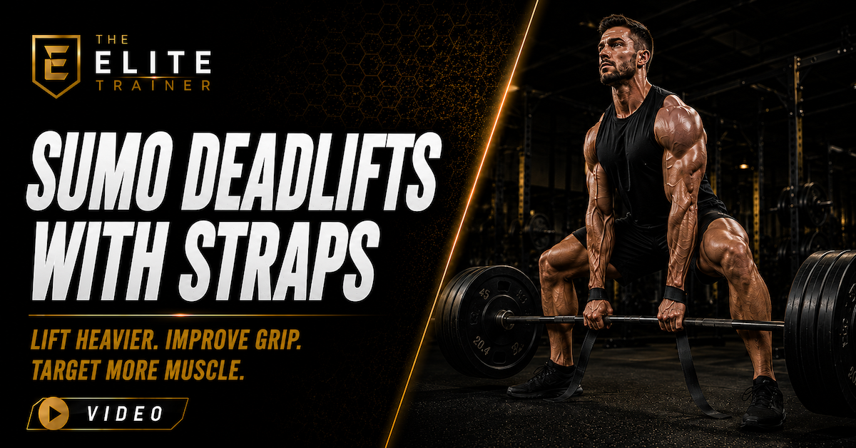 sumo deadlifts with straps