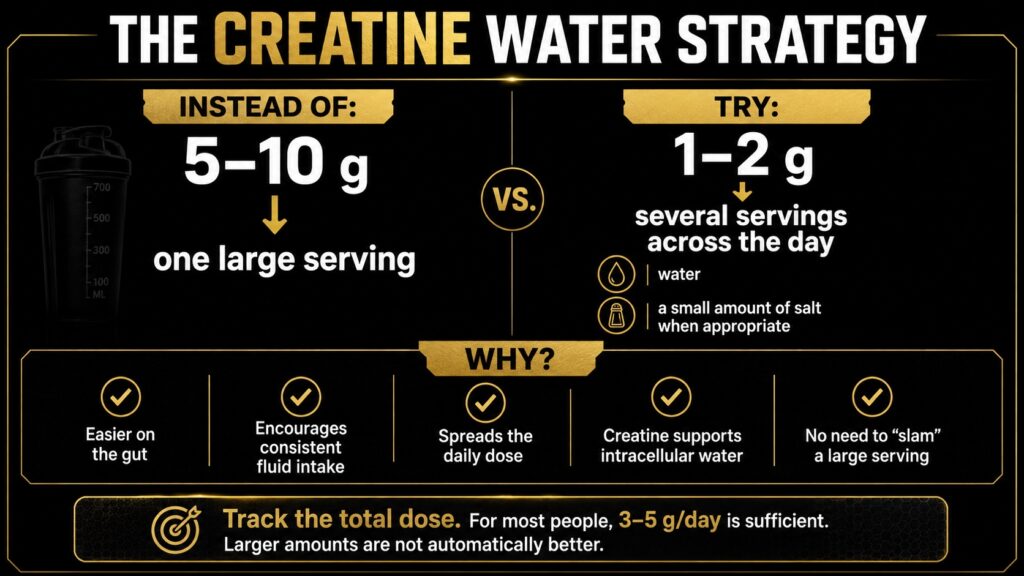 The Creatine Water Strategy