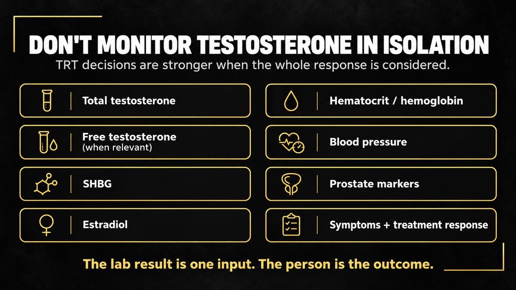 Don't Monitor Testosterone in Isolation