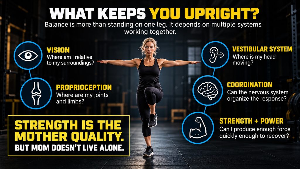 What keeps you upright?