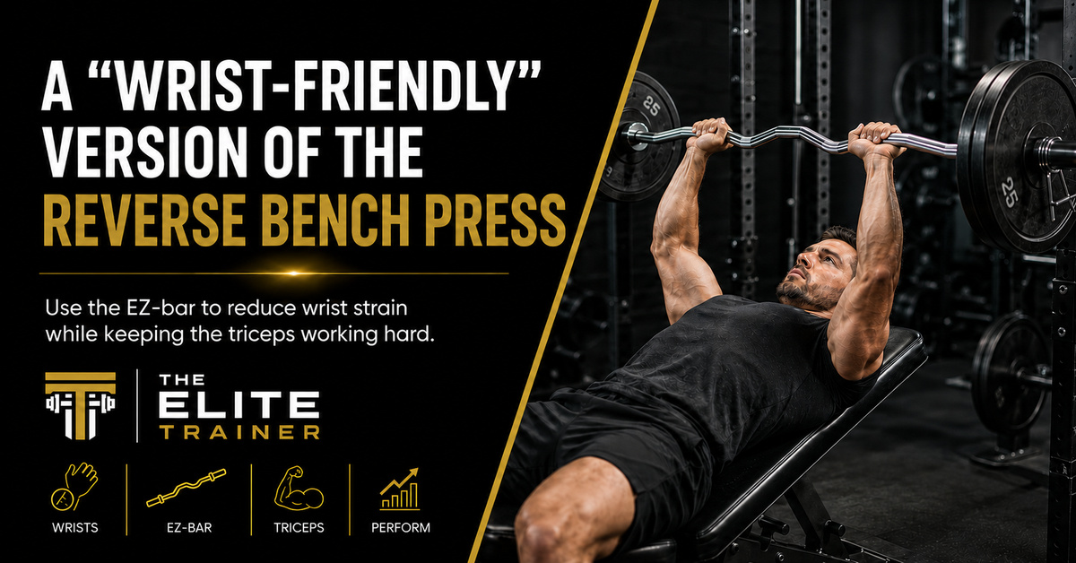 A "Wrist-Friendly" Version of the Reverse Bench Press
