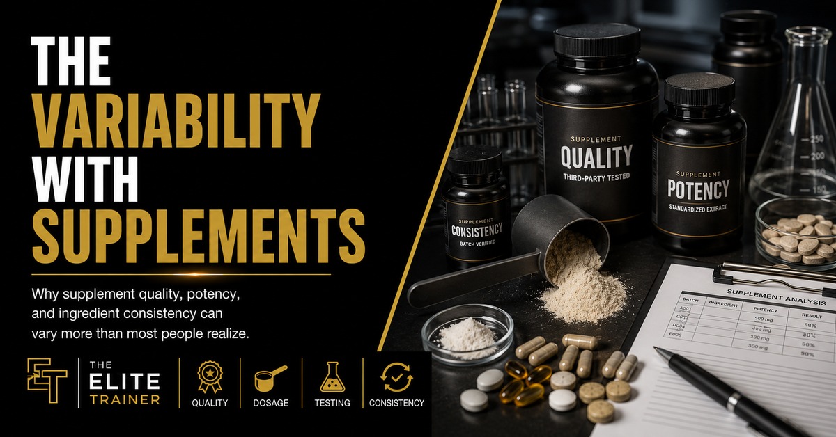 The Variability With Supplements
